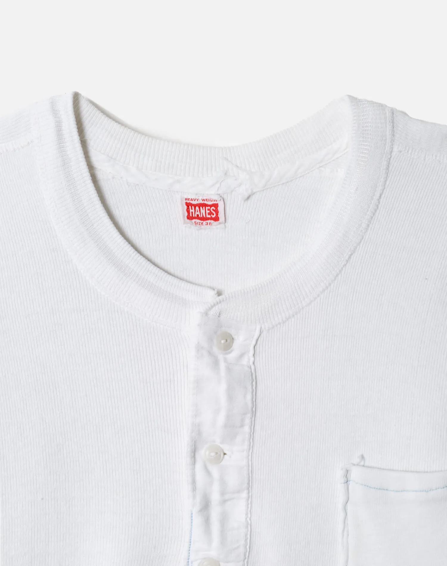 60s Hanes Henley Button Up