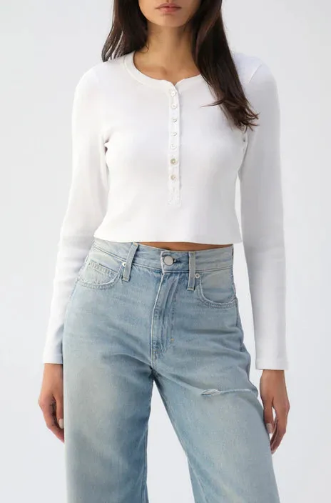 AMO Sassy Henley in White