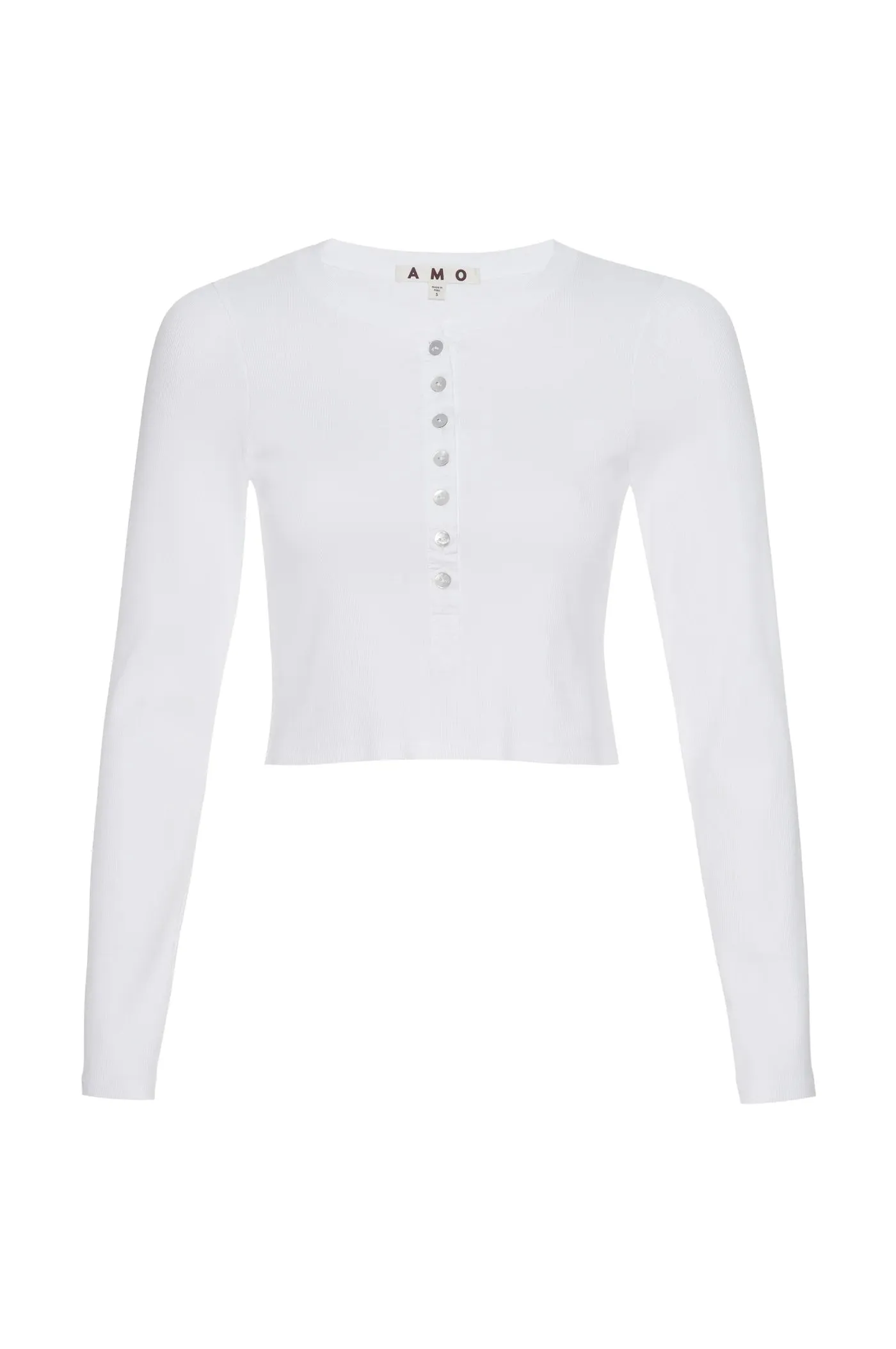 AMO Sassy Henley in White