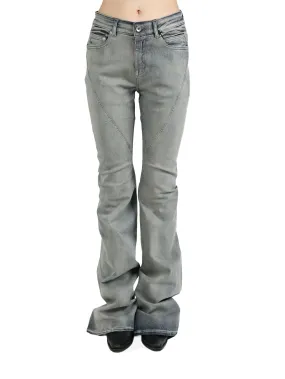 Bias Bootcut In Sky Stretch Denim