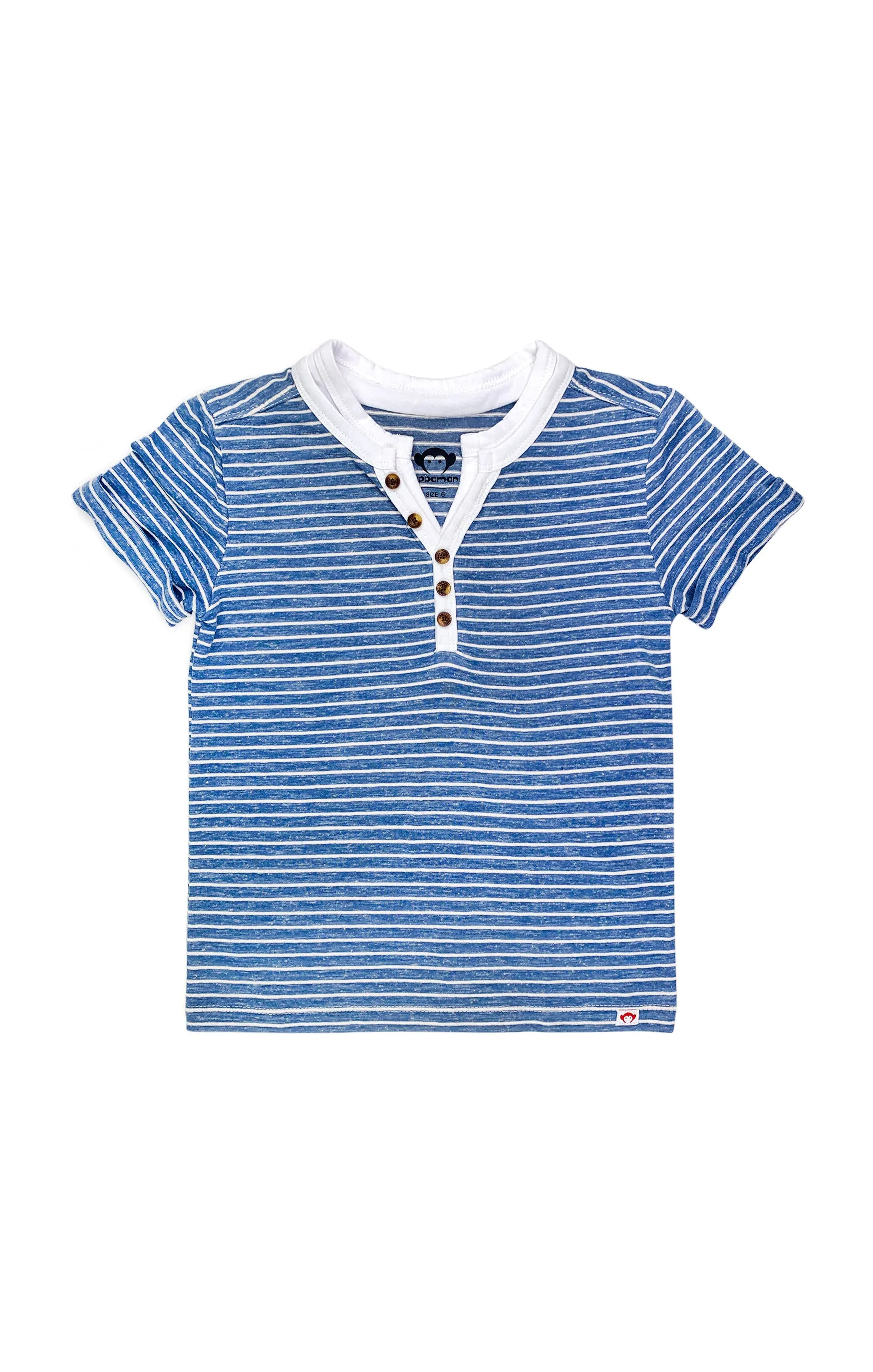 Blue Stripe Hilltop Henley