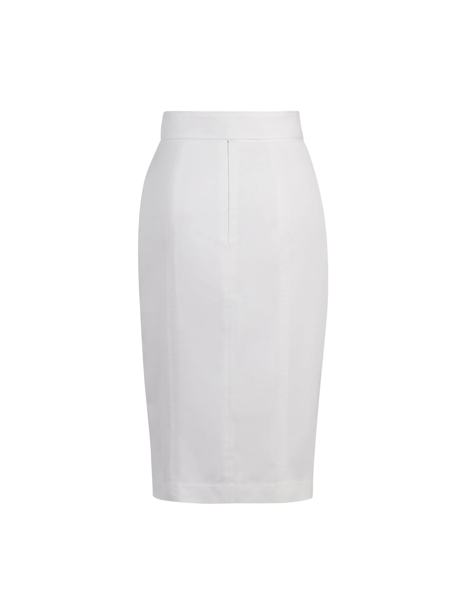 Button-Front Skirt