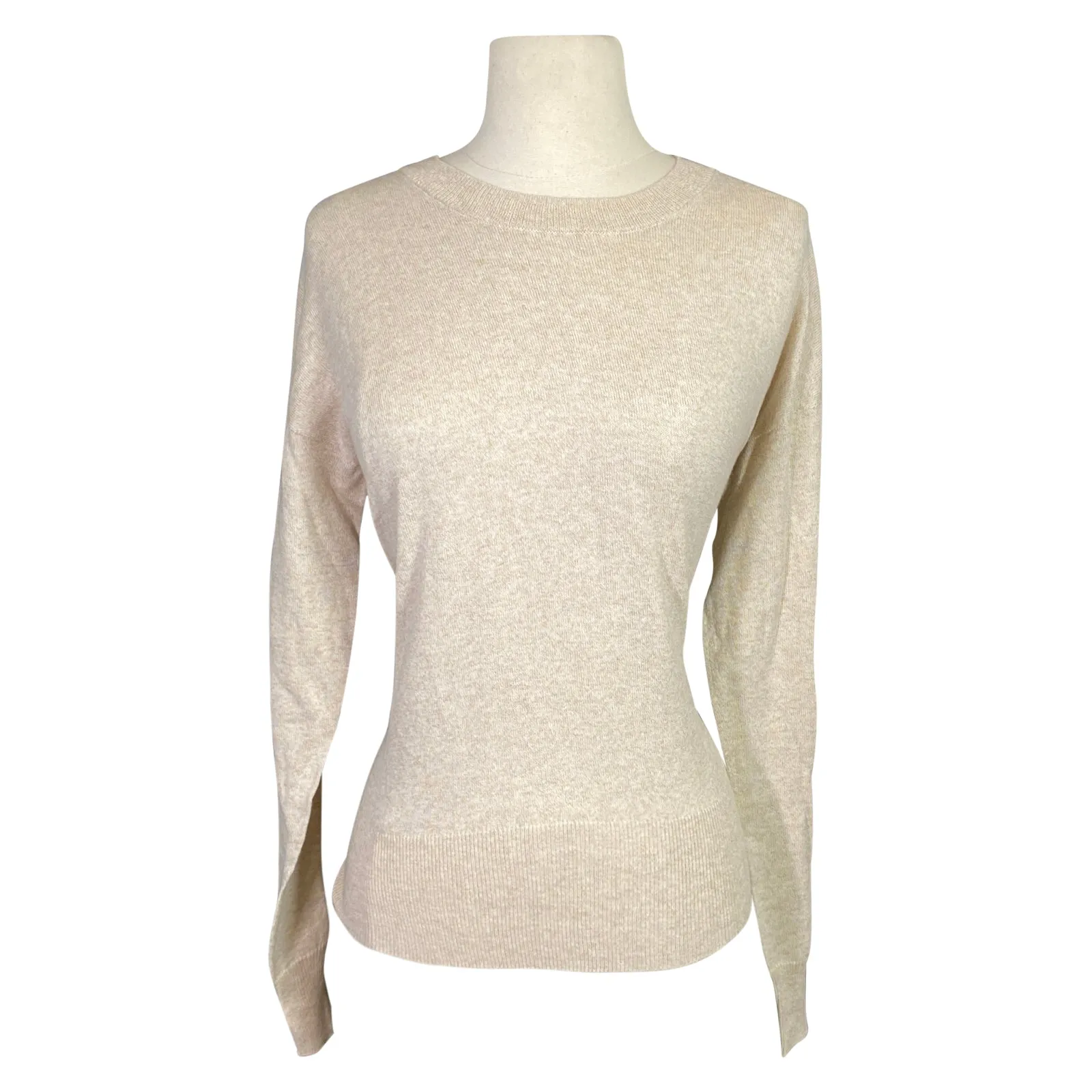 Callidae 'The Crewneck' Sweater in Beige - Women's Medium