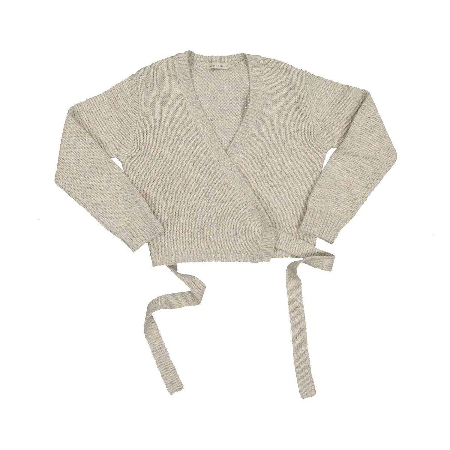 Carbon Soldier Natural Speck Brooklyn Cardigan