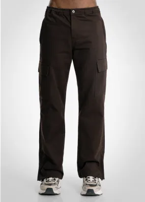 Cargo Pants Straight Leg - Brown