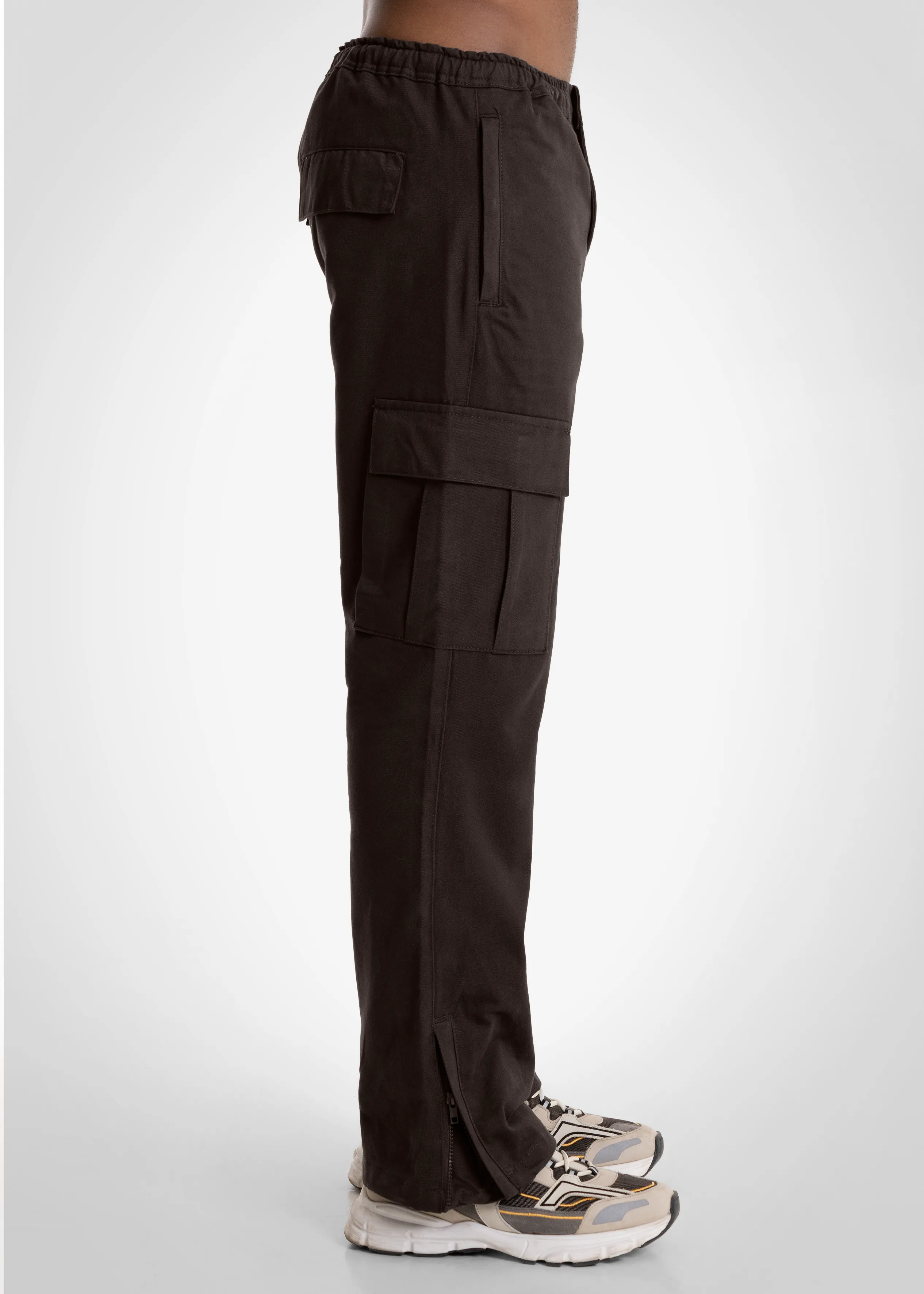 Cargo Pants Straight Leg - Brown