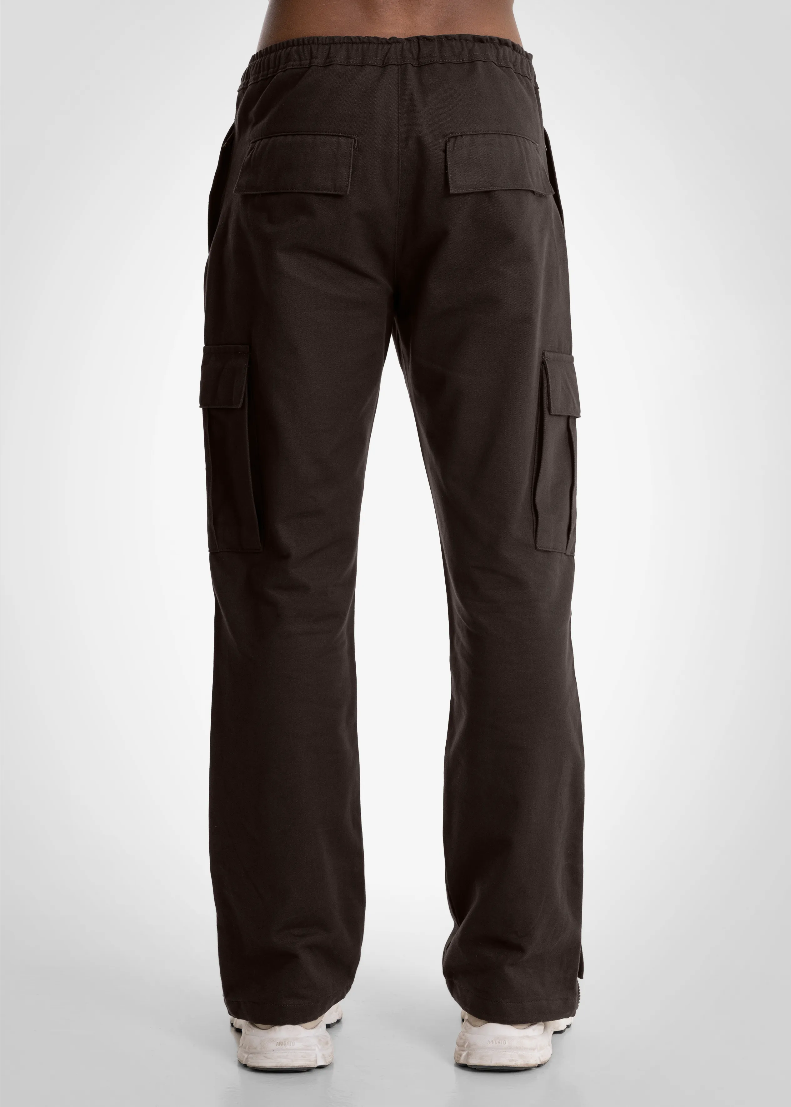 Cargo Pants Straight Leg - Brown