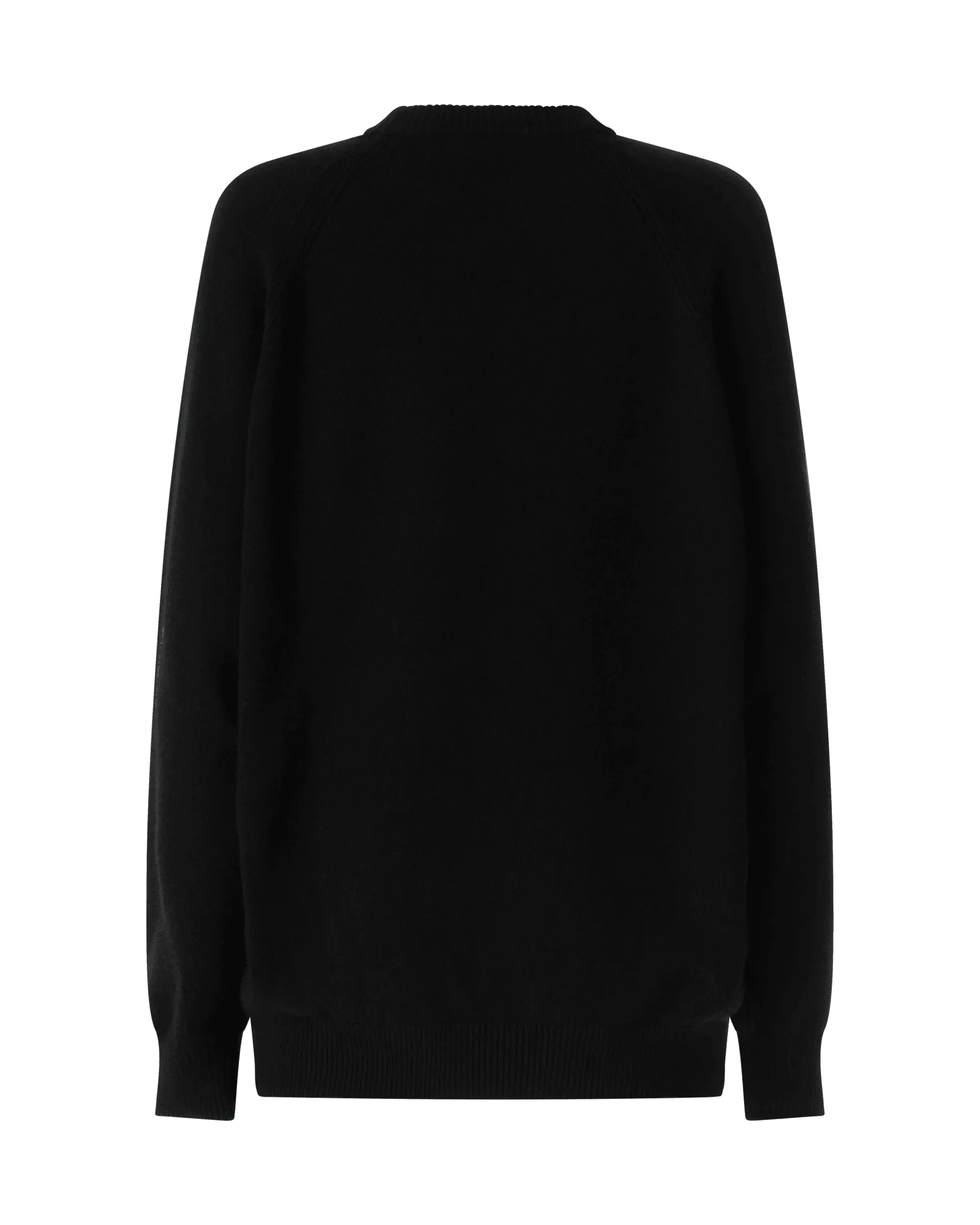 Cashmere Crewneck Sweater With Chain