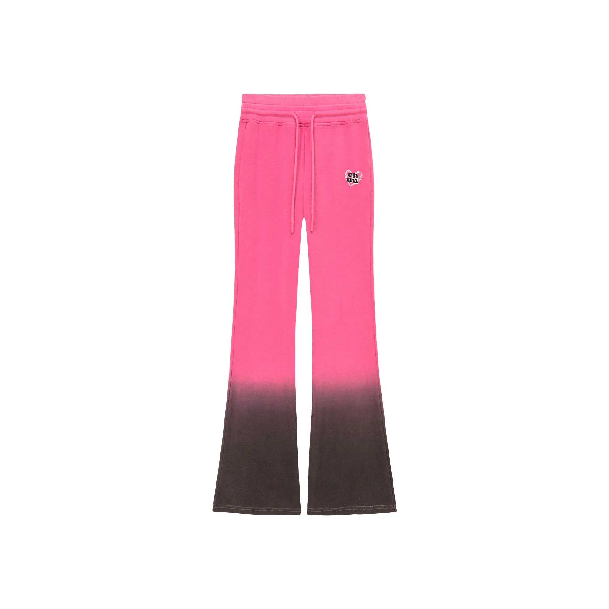 Color Matching Bootcut String Pants