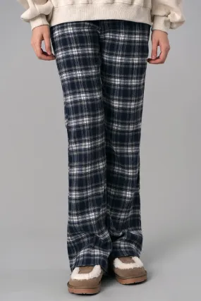 Cotton Plaid Pajama Pants