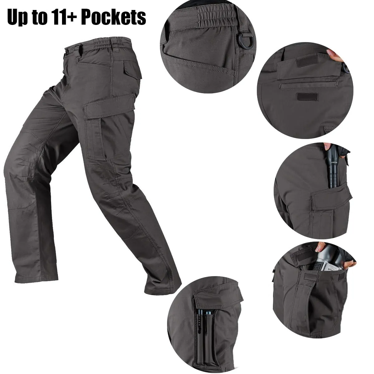 COVERT Men's Water Resistant Tactical Cargo Pants