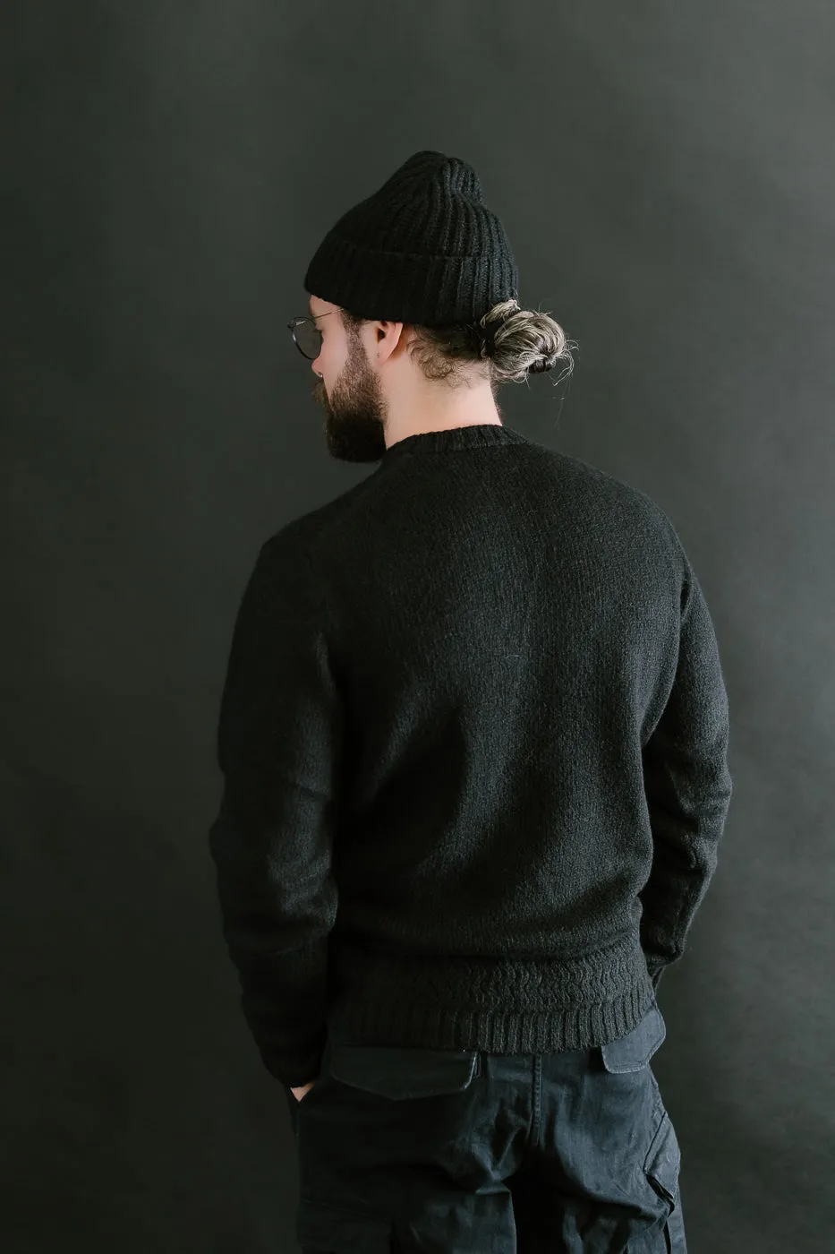 Crewneck Sweater Alpaca - Black