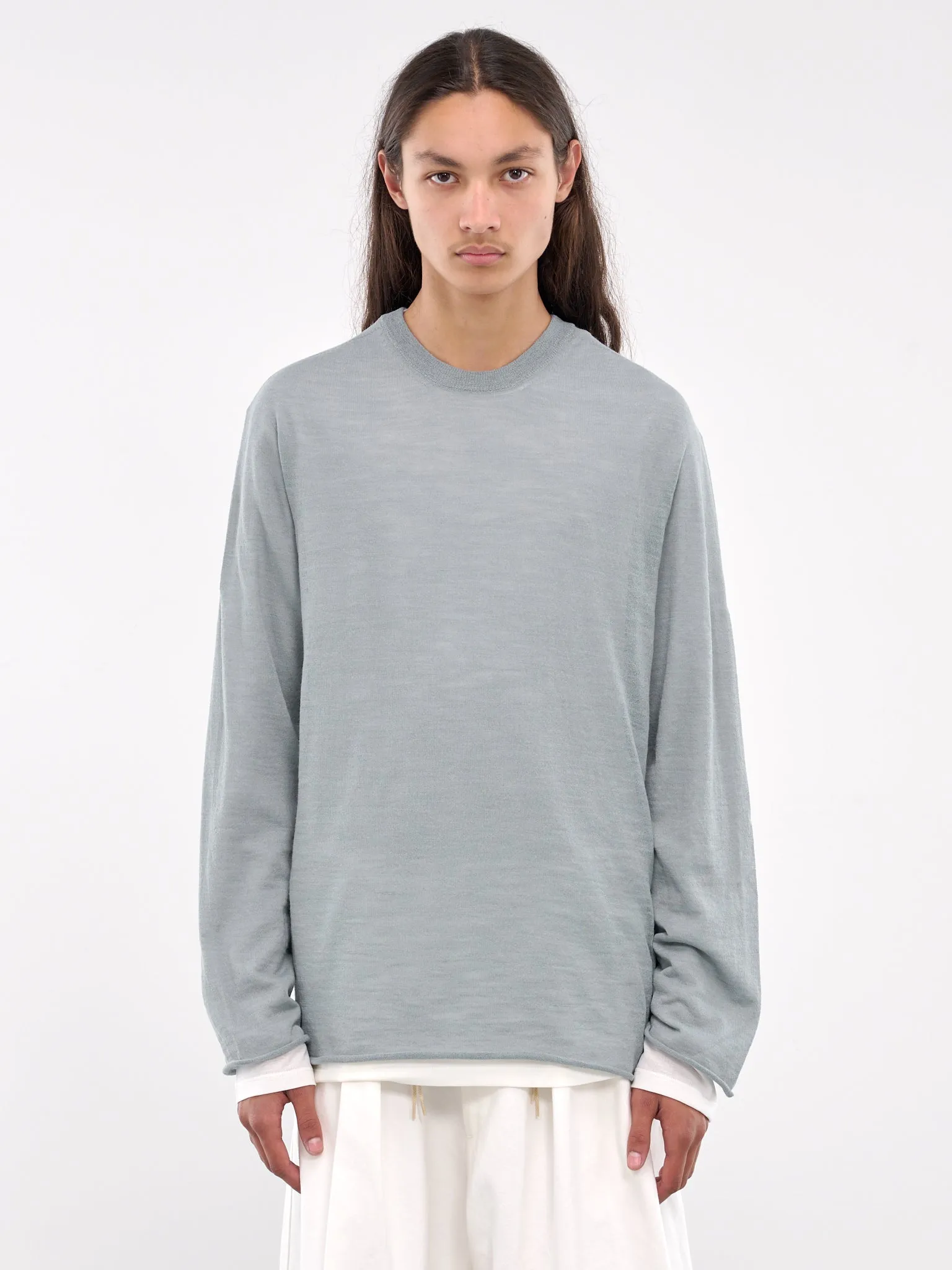 Crewneck Sweater (J47FV0107-JTN368-OFF-WHITE-GRE)