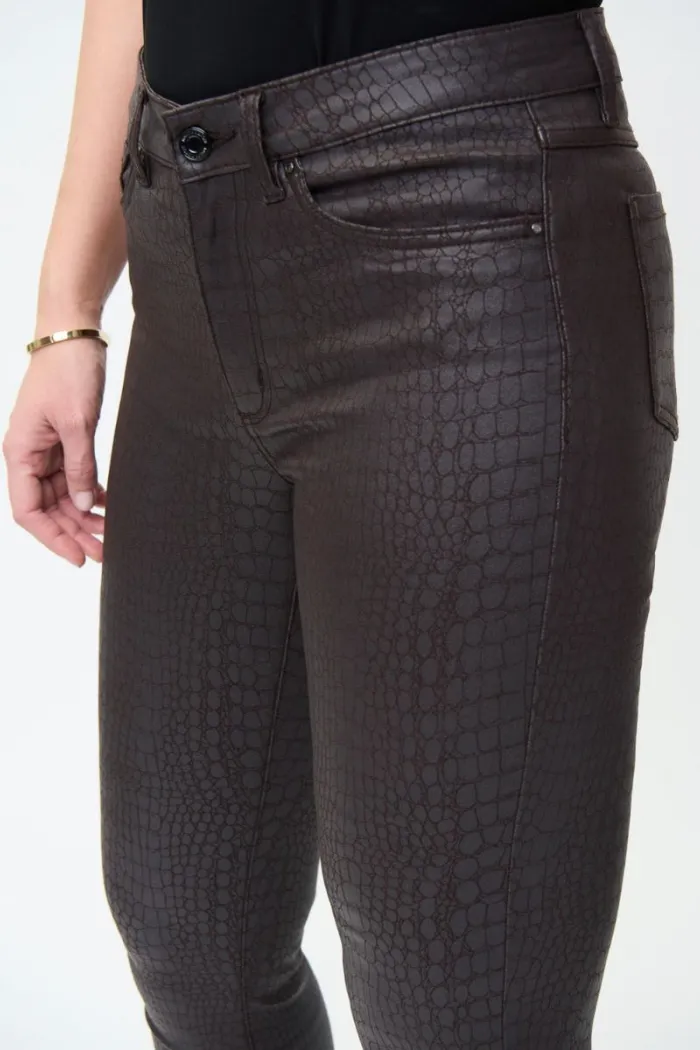 Croc Print Pants