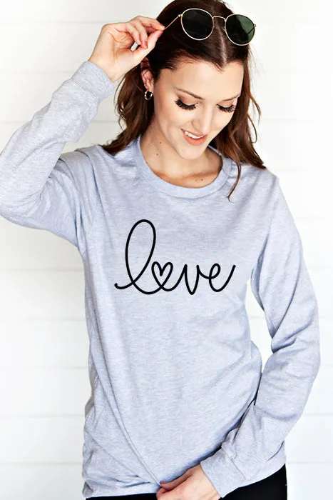 Cursive Love 4084_longsleeve