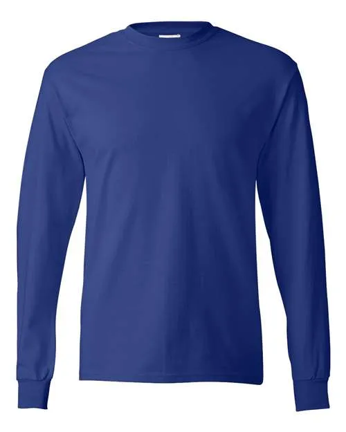 Custom Embroidered - Hanes - Authentic Long Sleeve T-Shirt - 5586