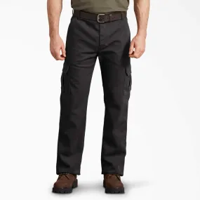 Dickies - Men's Regular Fit Duck Cargo Pant - DP902 Black