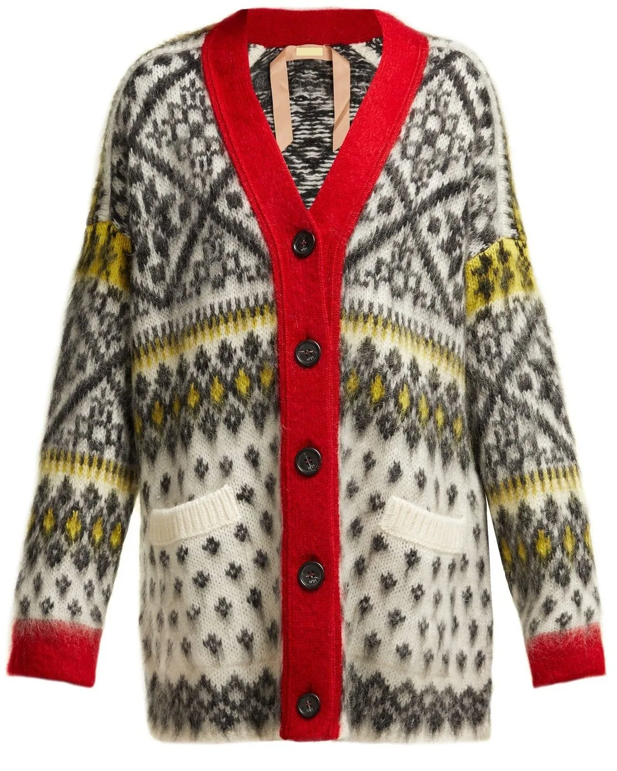 Fair-Isle Jacquard Cardigan