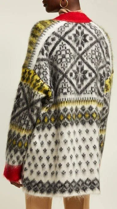 Fair-Isle Jacquard Cardigan