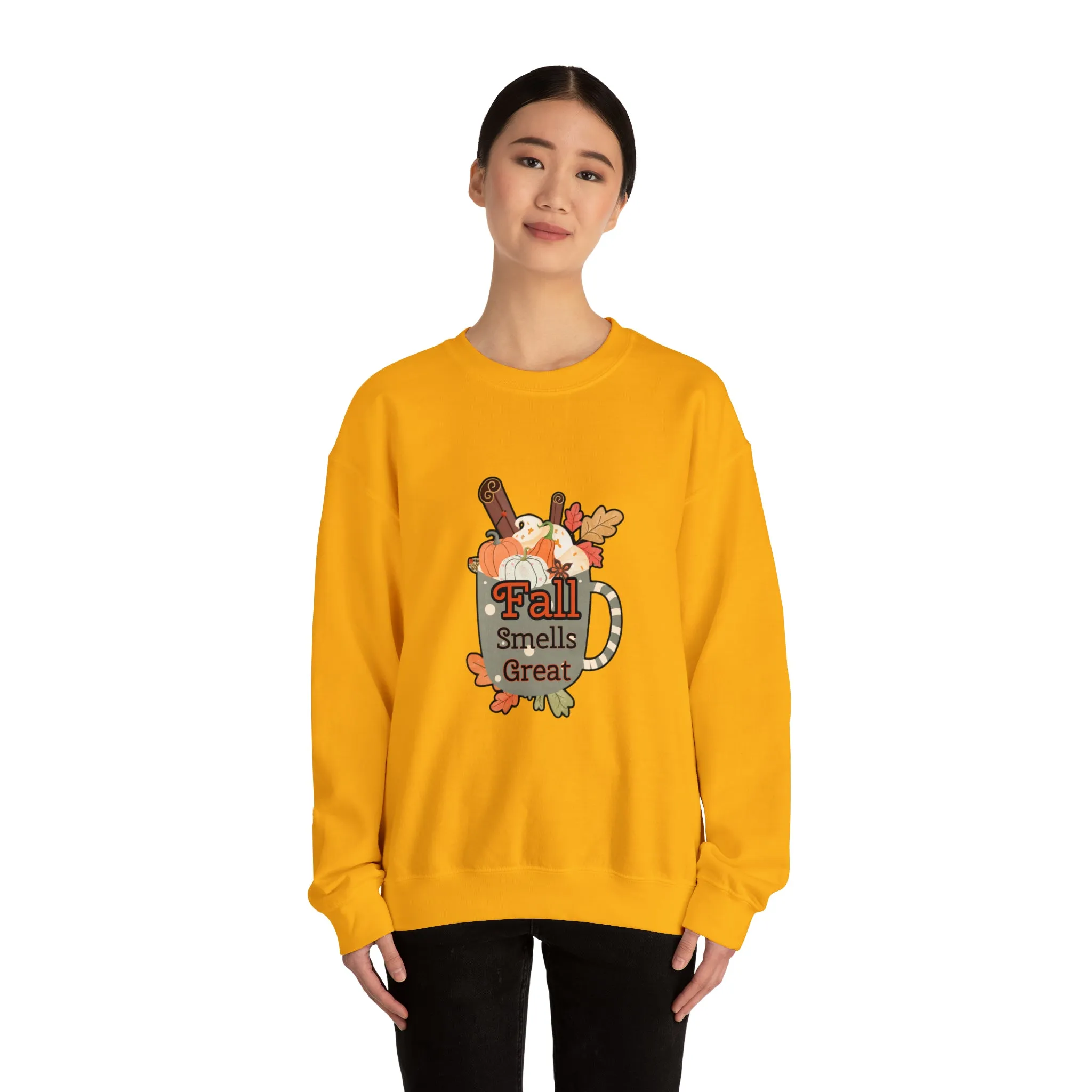 Fall Smells Great Unisex Heavy Blend™ Crewneck Sweatshirt