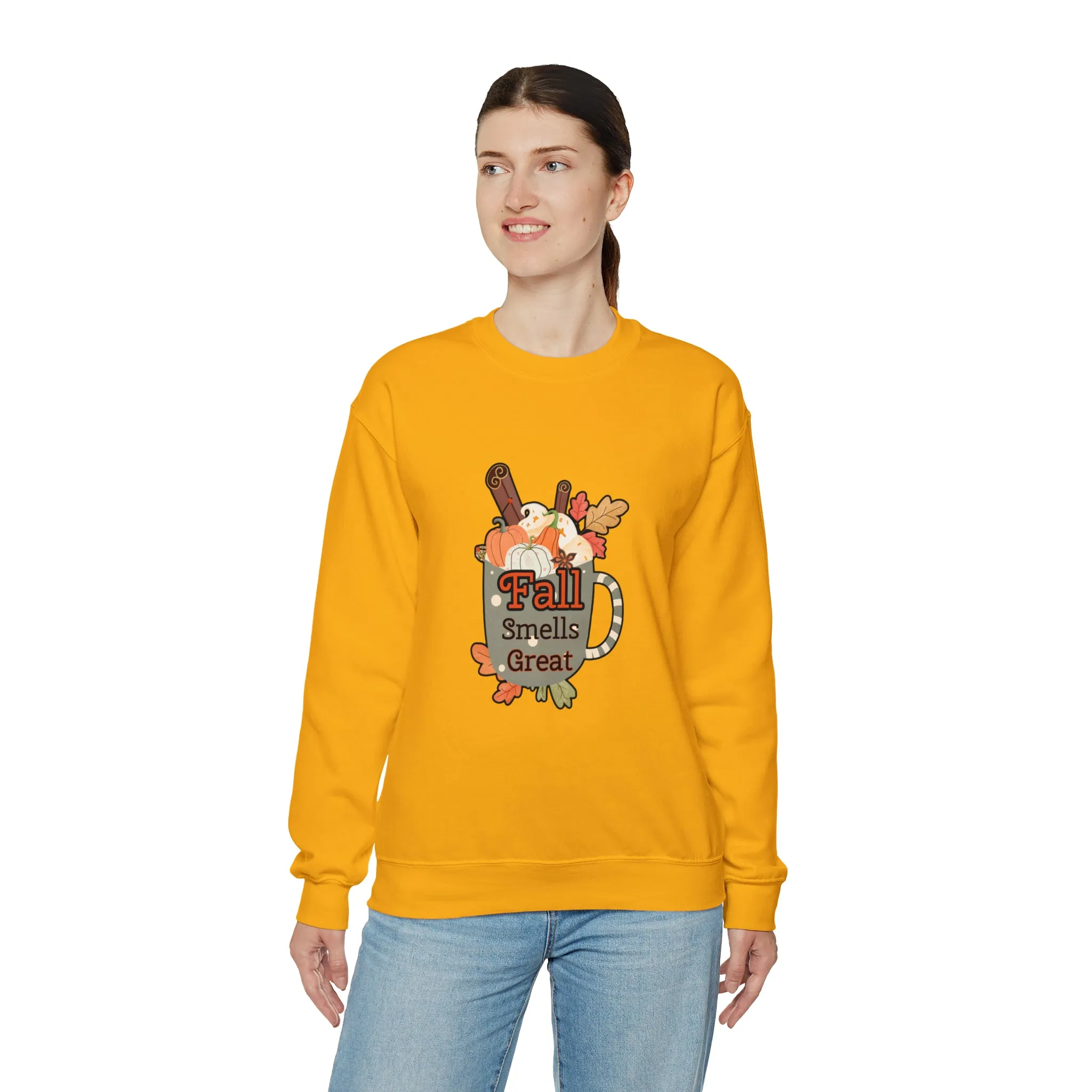 Fall Smells Great Unisex Heavy Blend™ Crewneck Sweatshirt