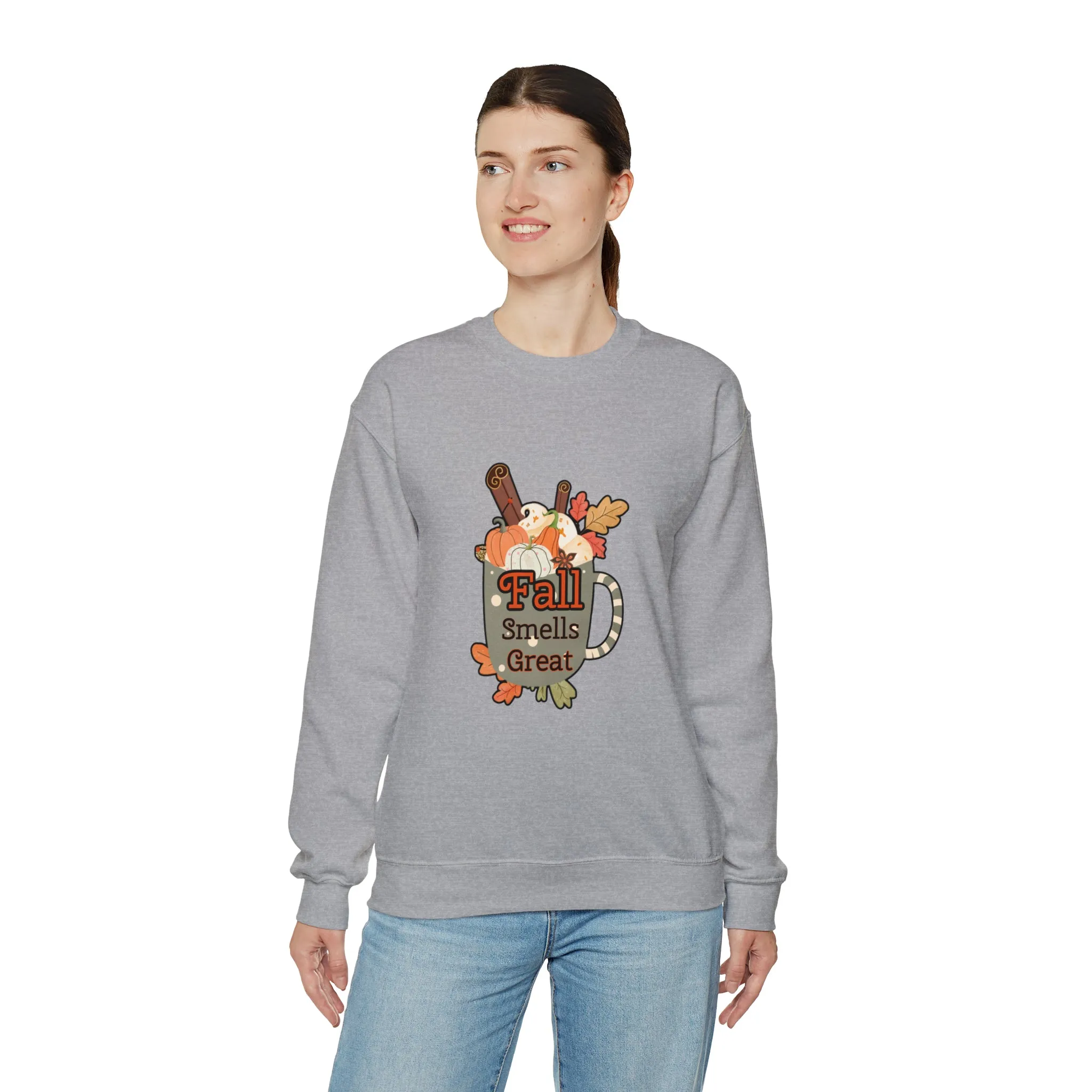 Fall Smells Great Unisex Heavy Blend™ Crewneck Sweatshirt