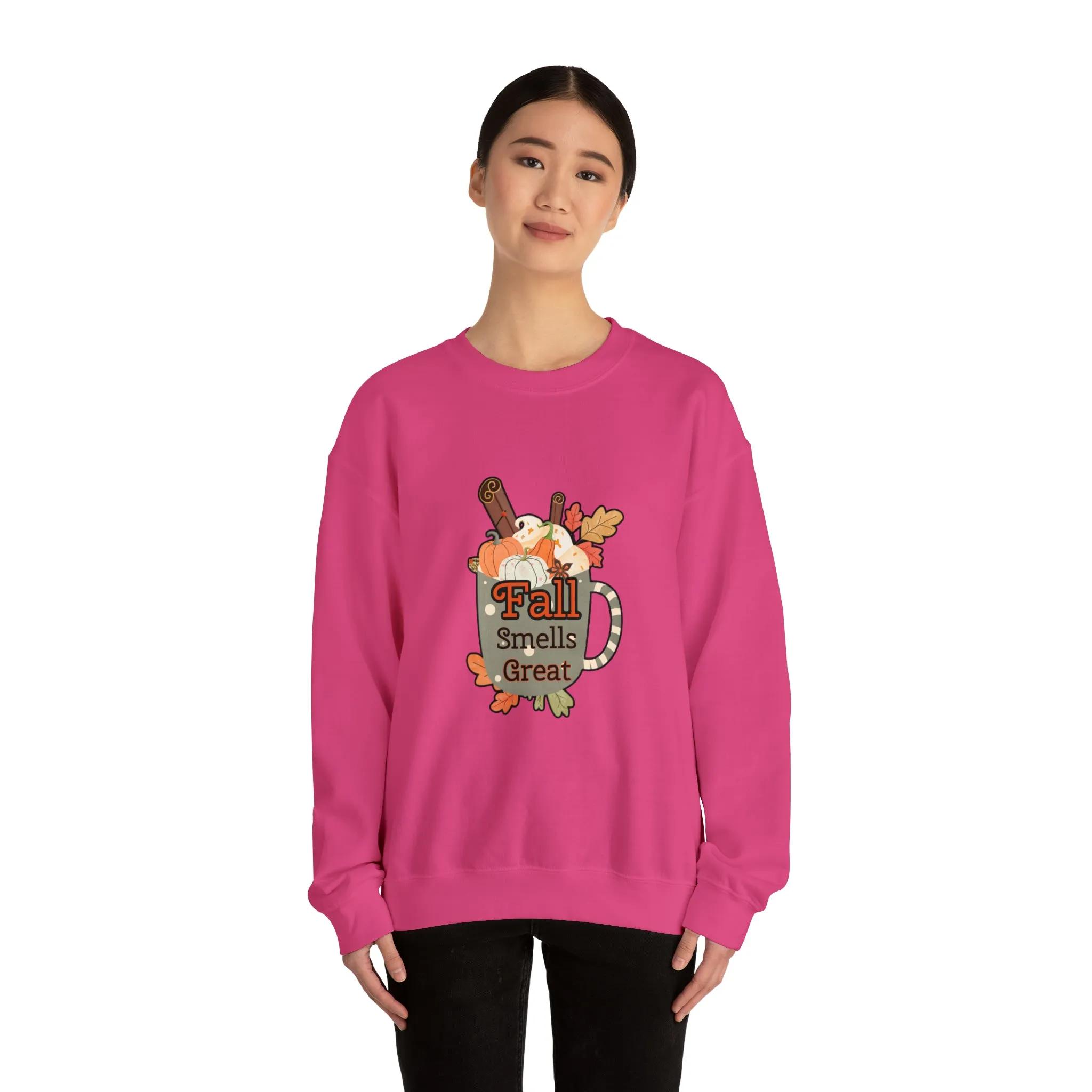 Fall Smells Great Unisex Heavy Blend™ Crewneck Sweatshirt