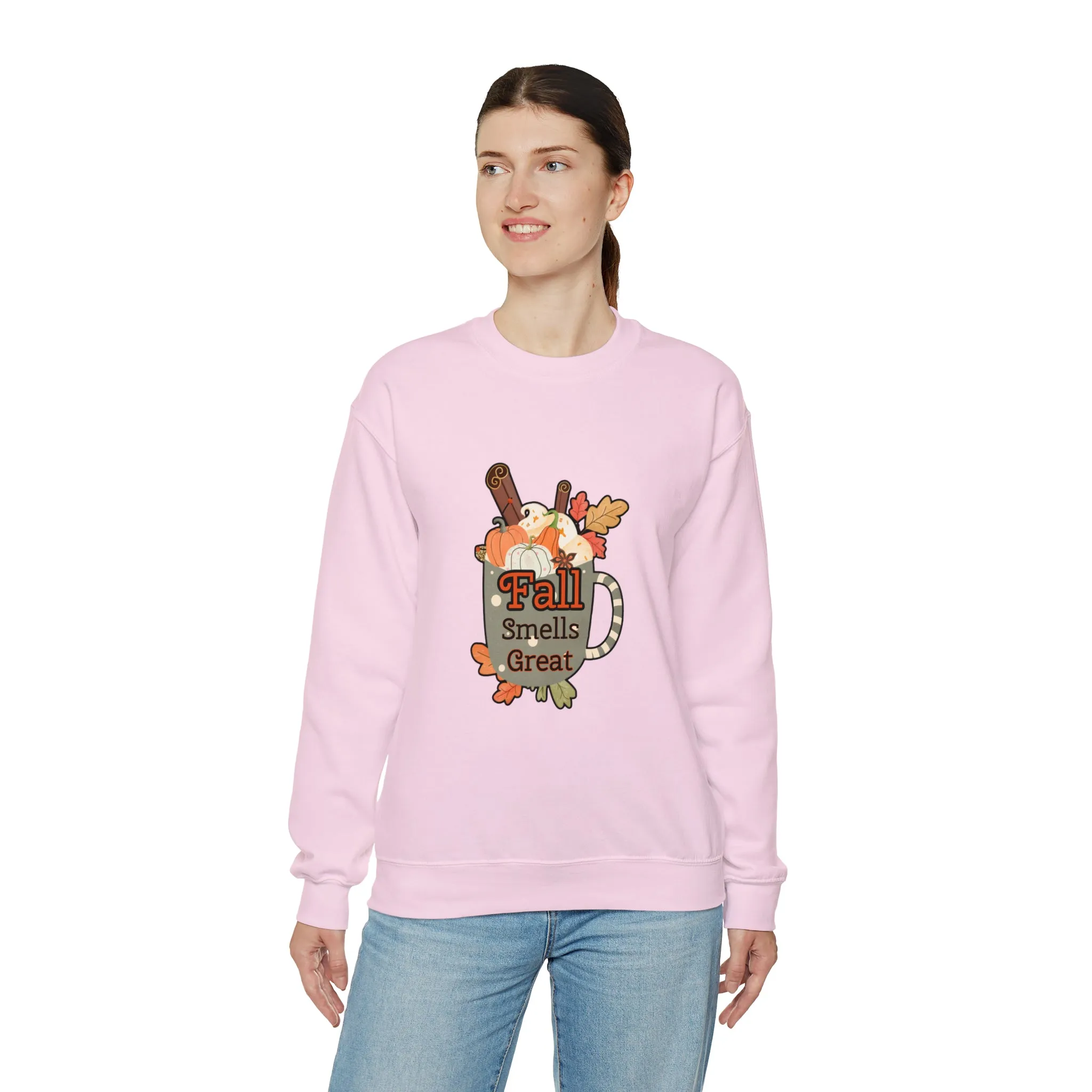 Fall Smells Great Unisex Heavy Blend™ Crewneck Sweatshirt