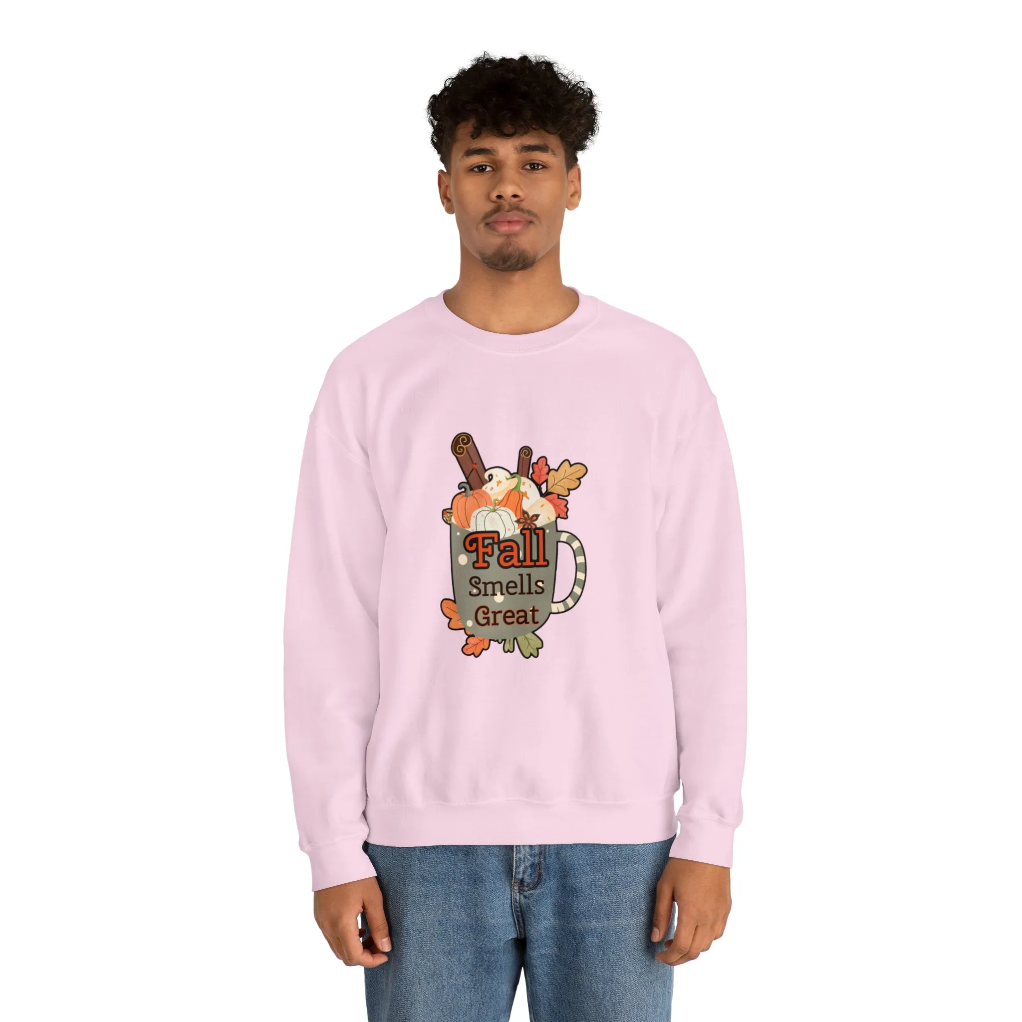 Fall Smells Great Unisex Heavy Blend™ Crewneck Sweatshirt