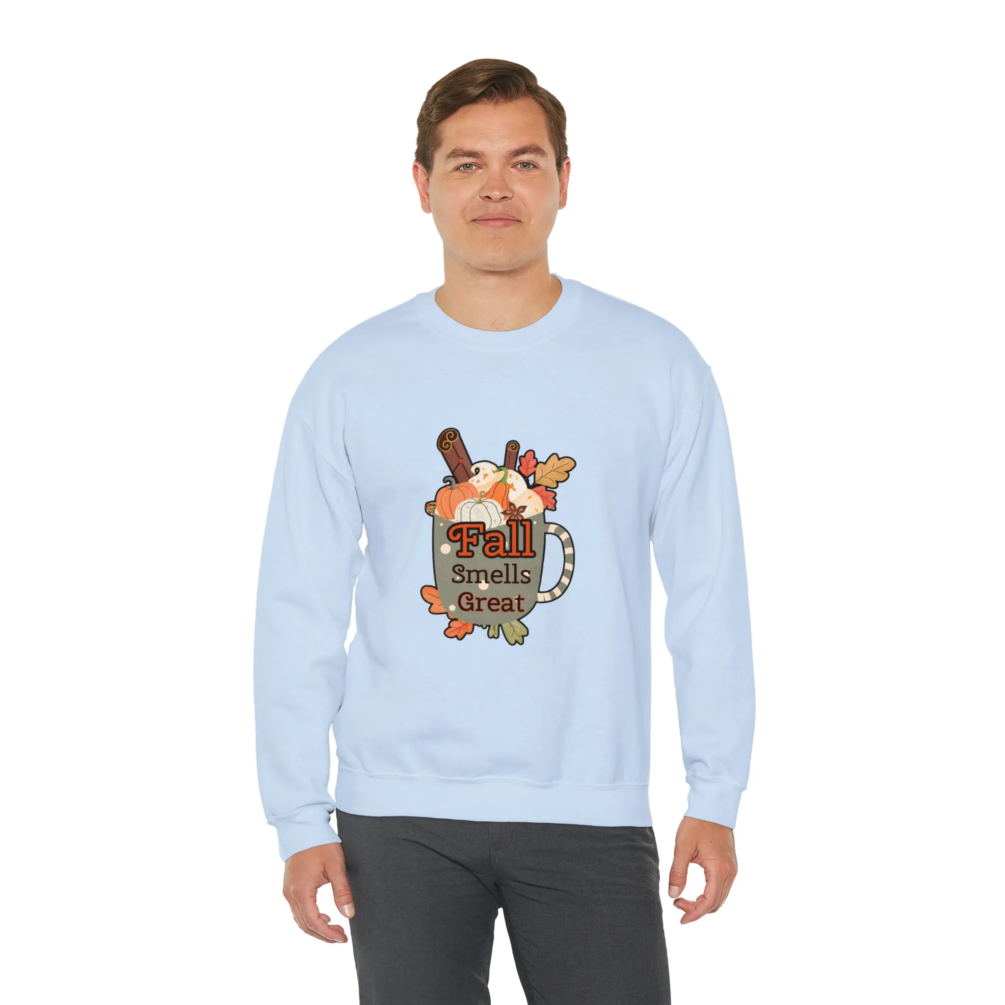 Fall Smells Great Unisex Heavy Blend™ Crewneck Sweatshirt