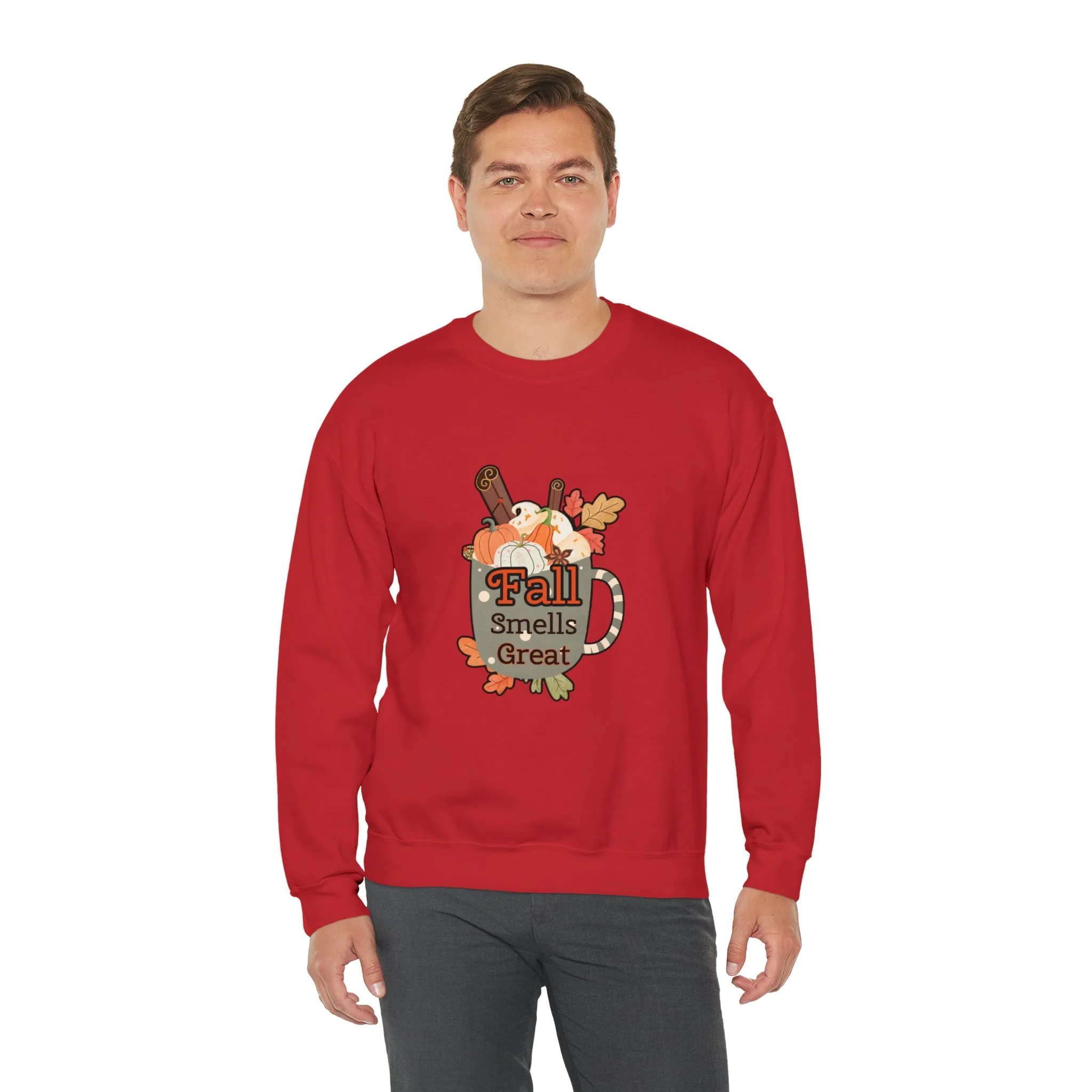 Fall Smells Great Unisex Heavy Blend™ Crewneck Sweatshirt