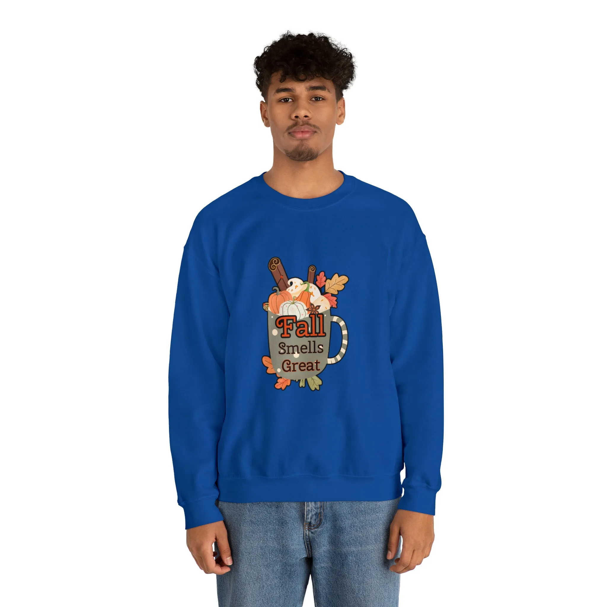 Fall Smells Great Unisex Heavy Blend™ Crewneck Sweatshirt