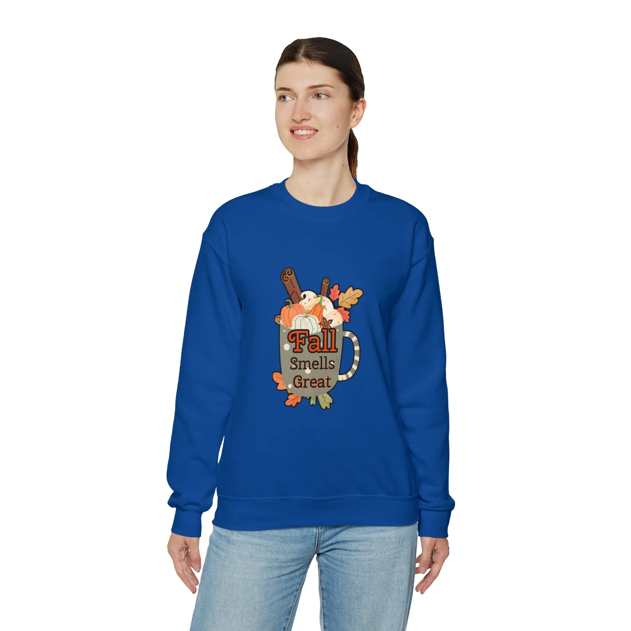 Fall Smells Great Unisex Heavy Blend™ Crewneck Sweatshirt