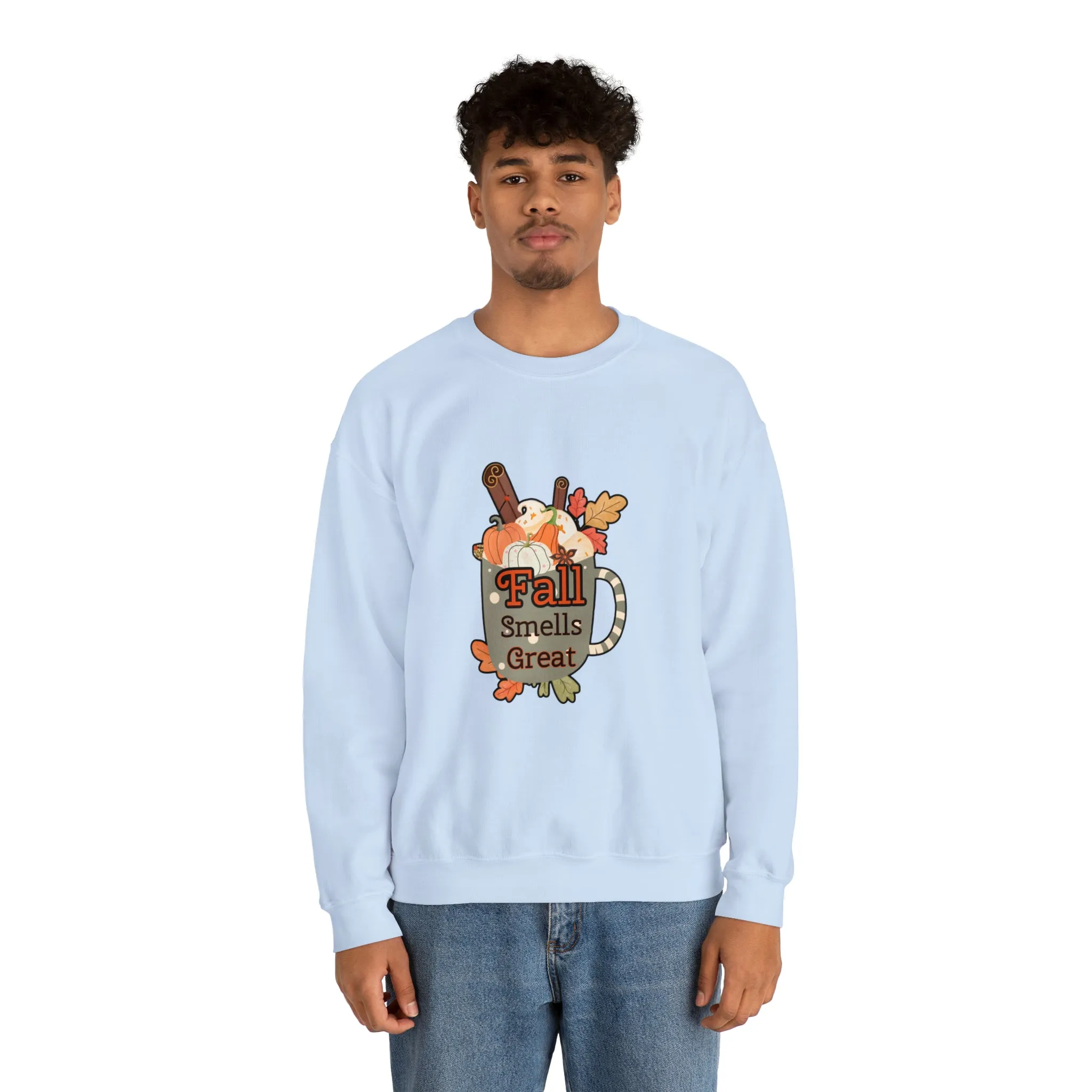 Fall Smells Great Unisex Heavy Blend™ Crewneck Sweatshirt