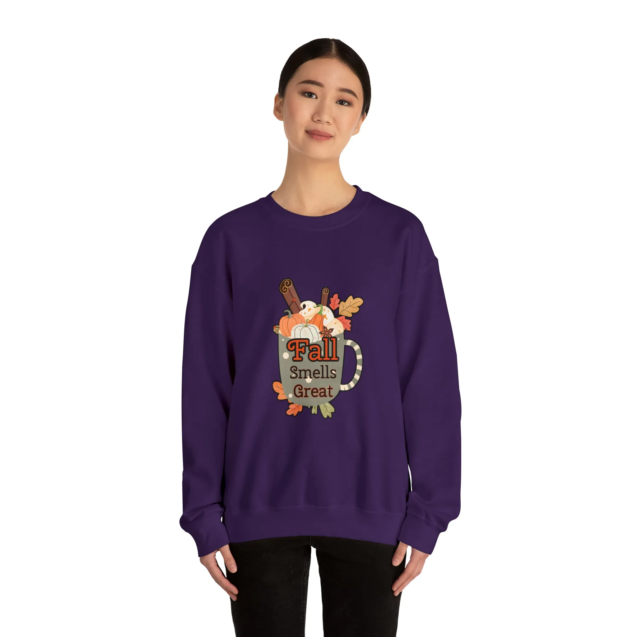 Fall Smells Great Unisex Heavy Blend™ Crewneck Sweatshirt