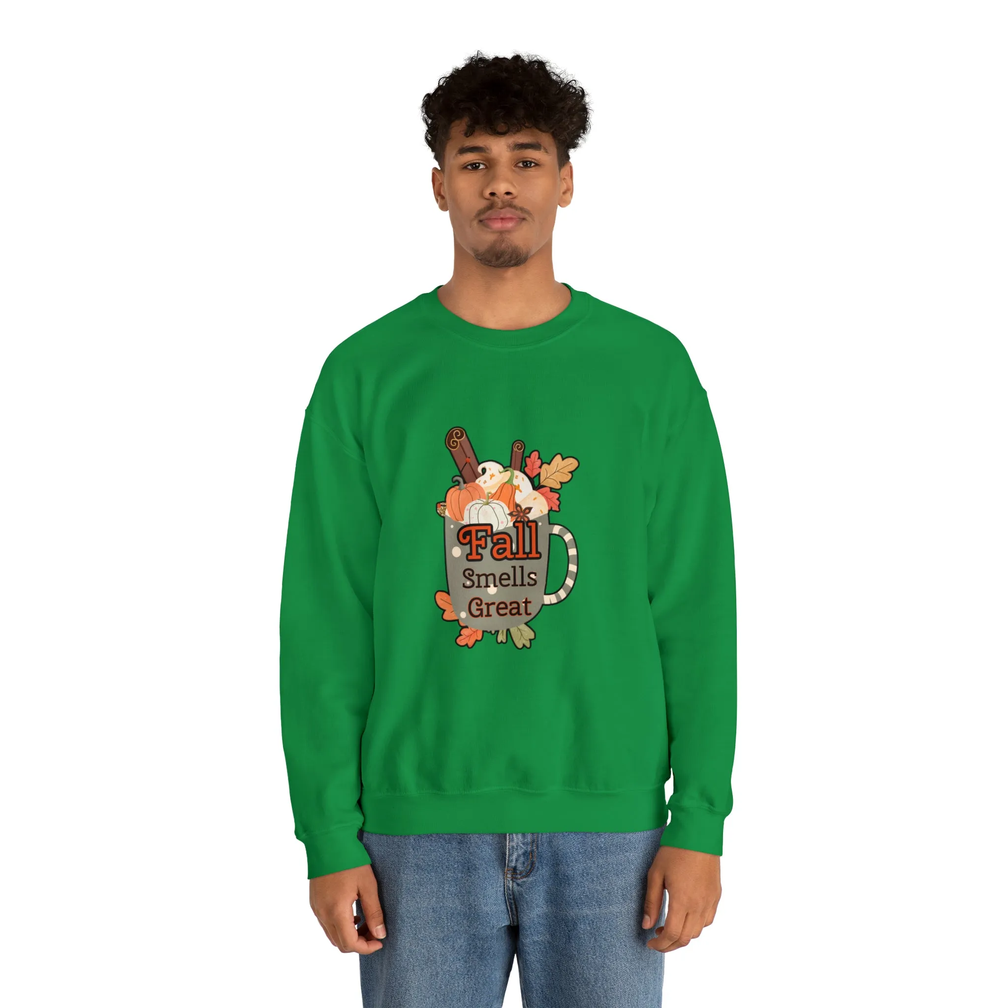 Fall Smells Great Unisex Heavy Blend™ Crewneck Sweatshirt