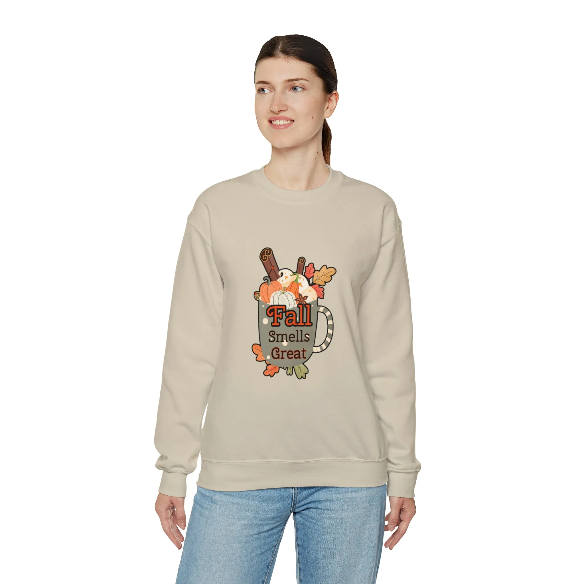 Fall Smells Great Unisex Heavy Blend™ Crewneck Sweatshirt