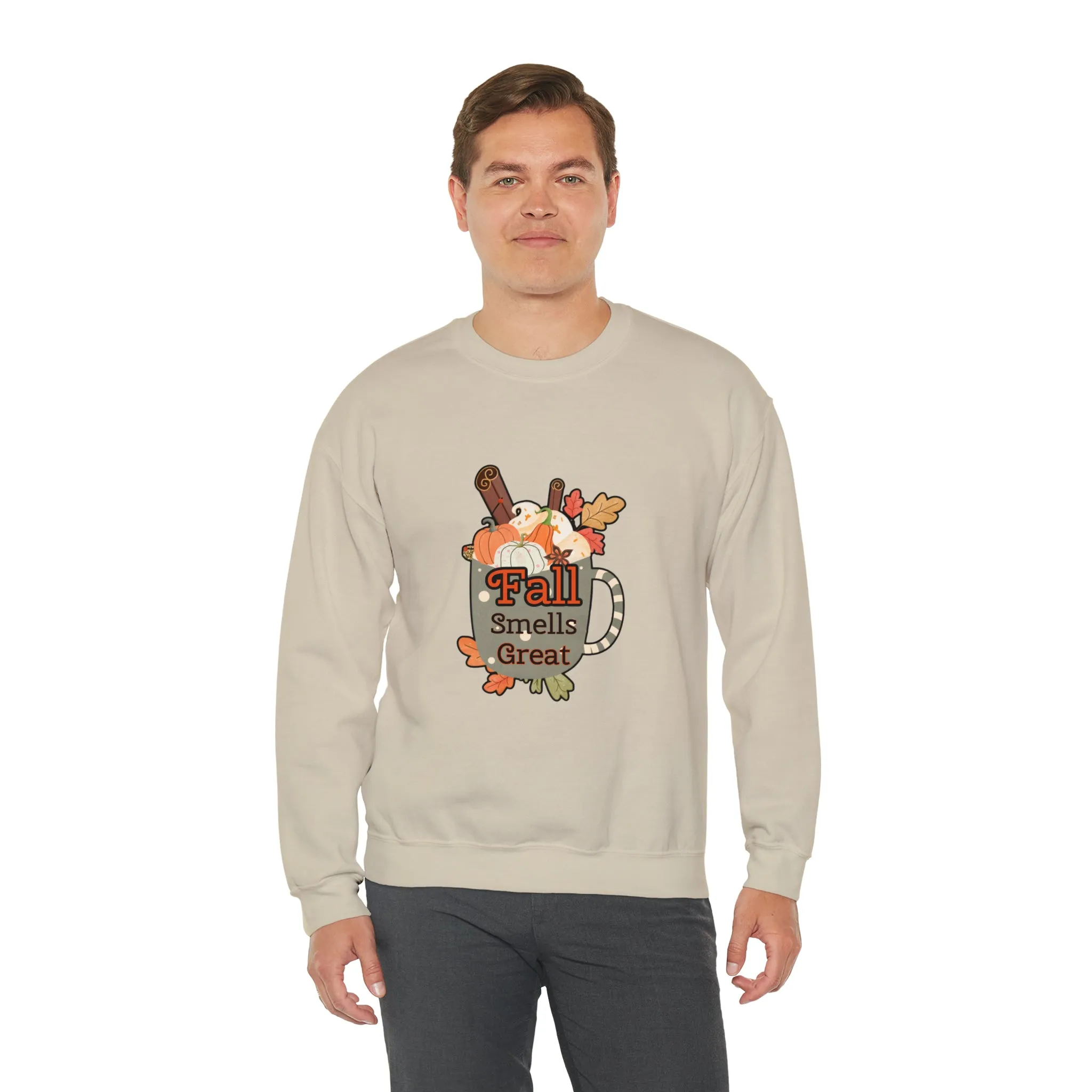 Fall Smells Great Unisex Heavy Blend™ Crewneck Sweatshirt