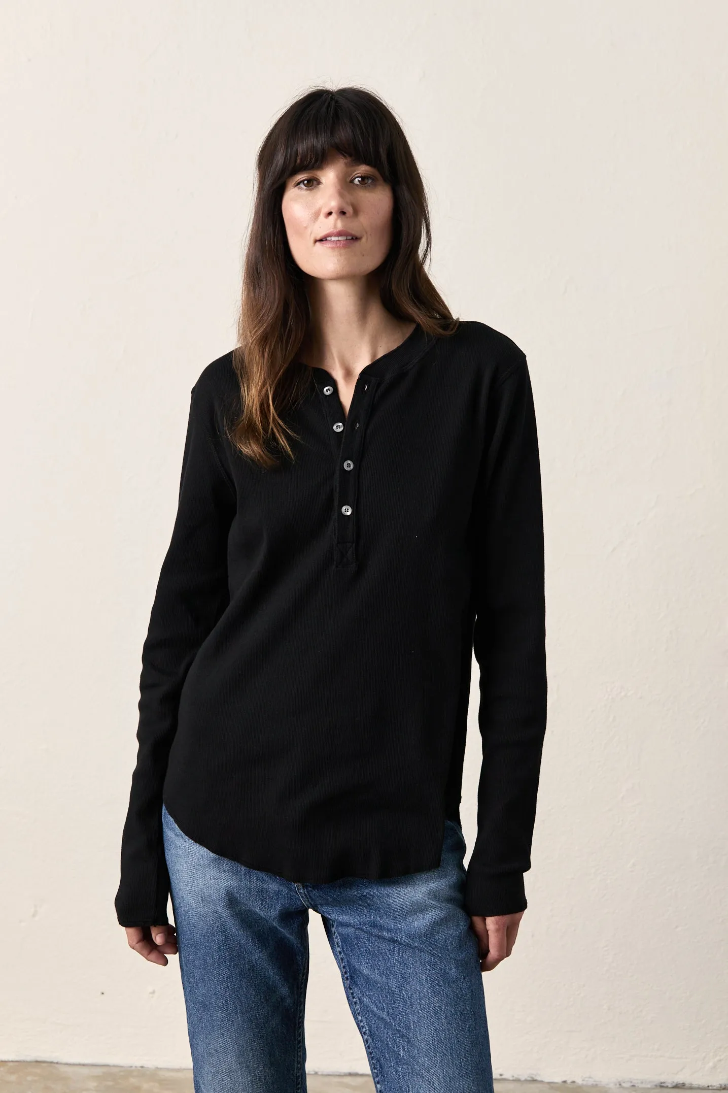 HAL RIB HENLEY / BLACK