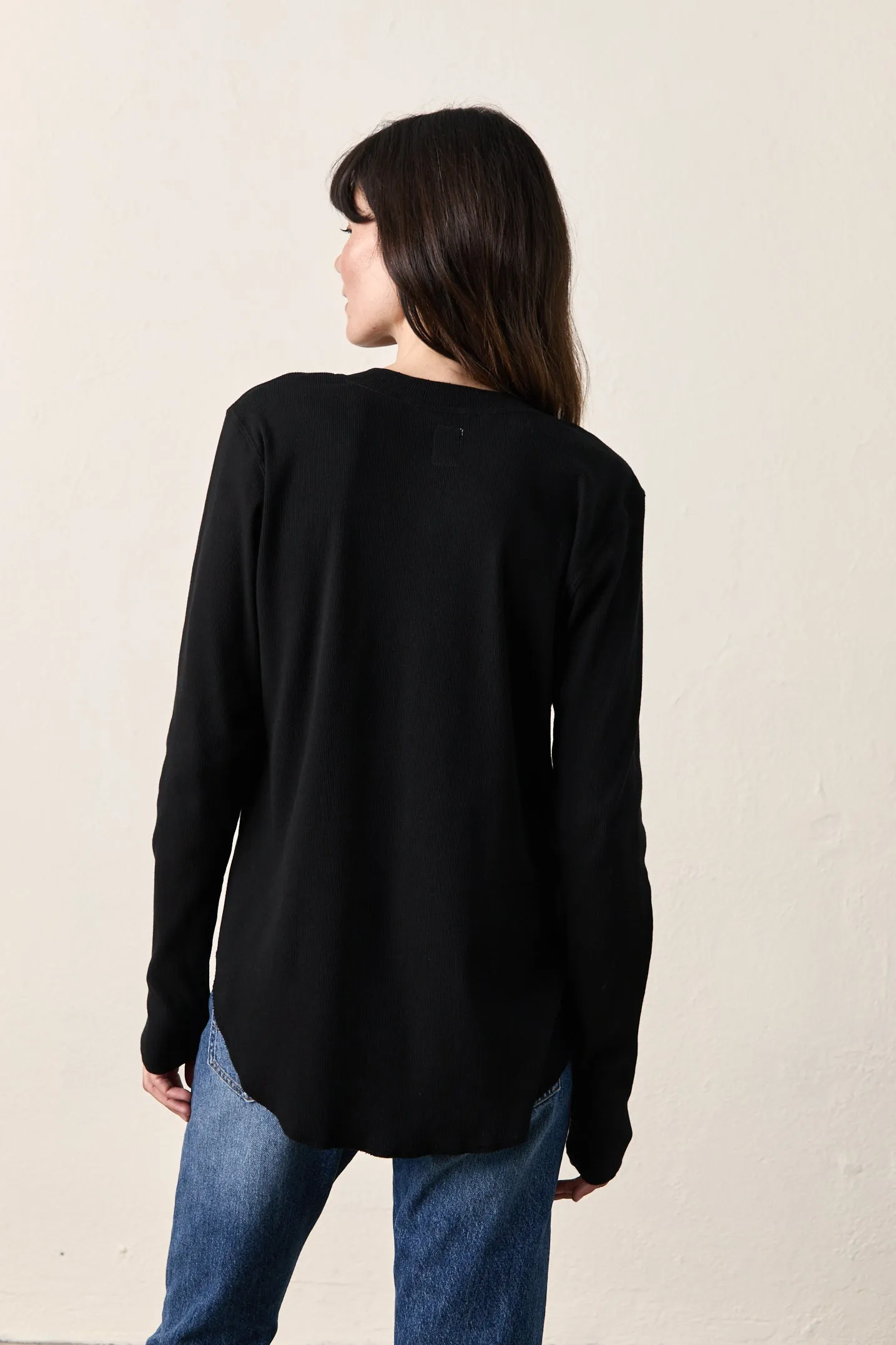 HAL RIB HENLEY / BLACK