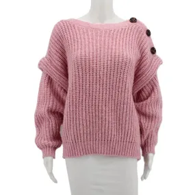 IRO CHUNKY SWEATERS PINK M