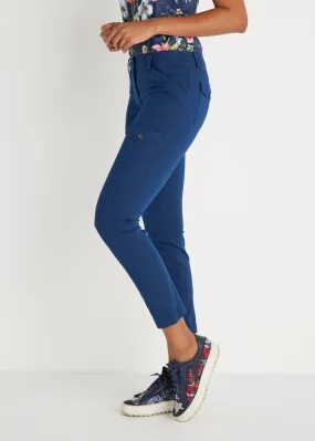 Kate Stretch Denim Cargo Pant