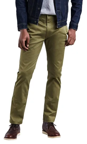 Levi's Men's 511 Slim Chino Pant Burnt Olive Cruz Twill Stretch