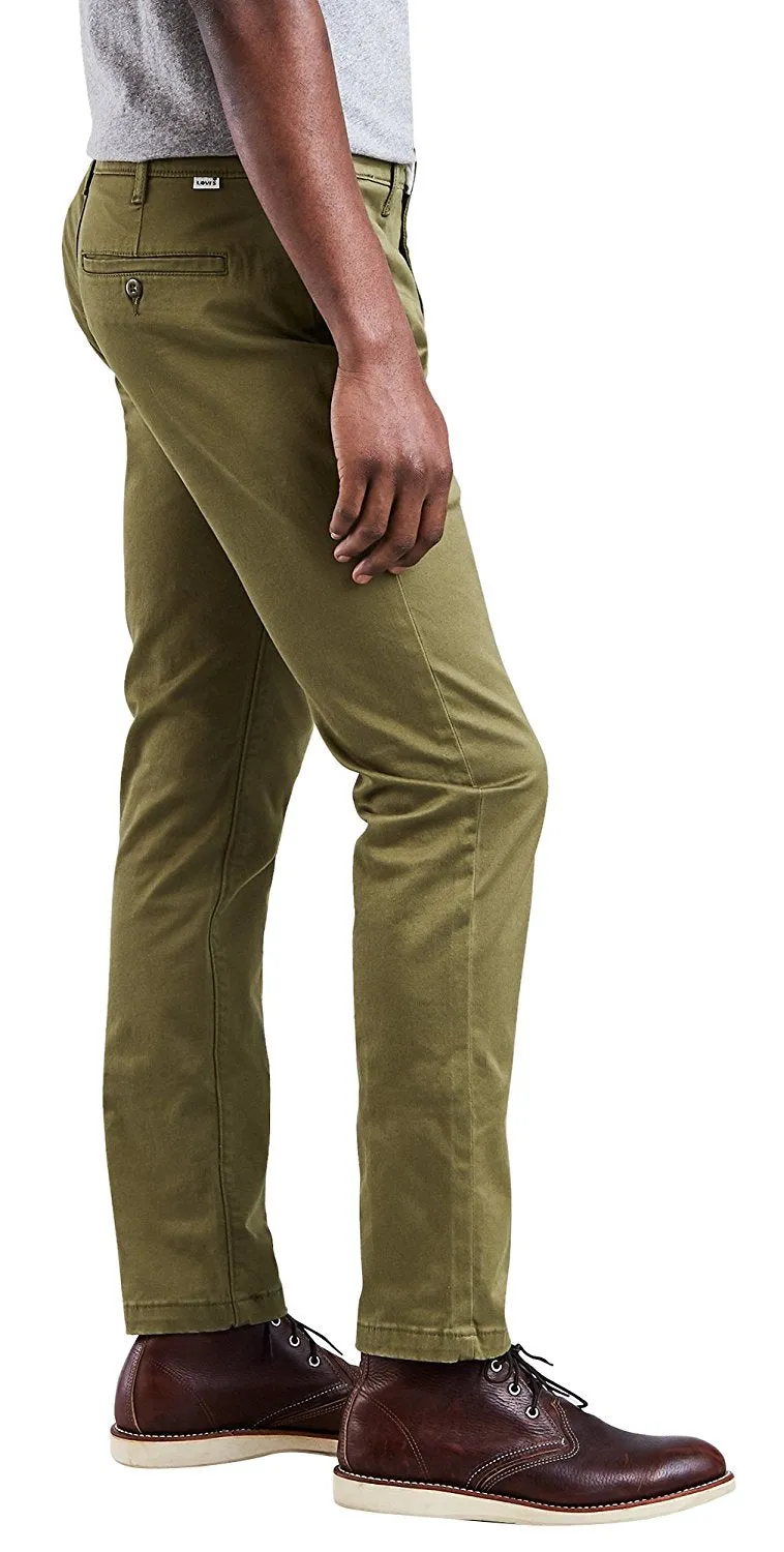 Levi's Men's 511 Slim Chino Pant Burnt Olive Cruz Twill Stretch