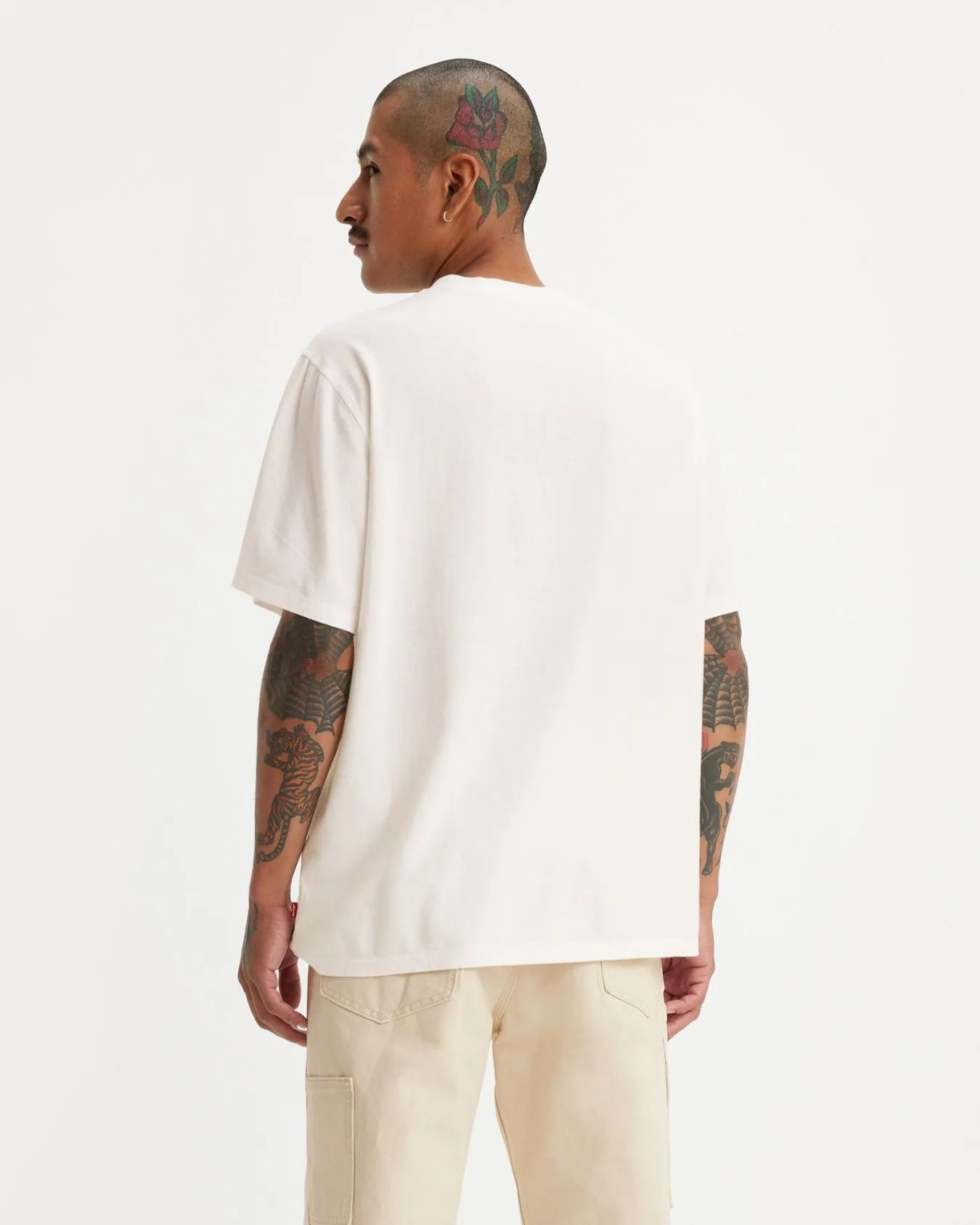 Levi's® S/S 4 Button Henley - Cloud Dancer