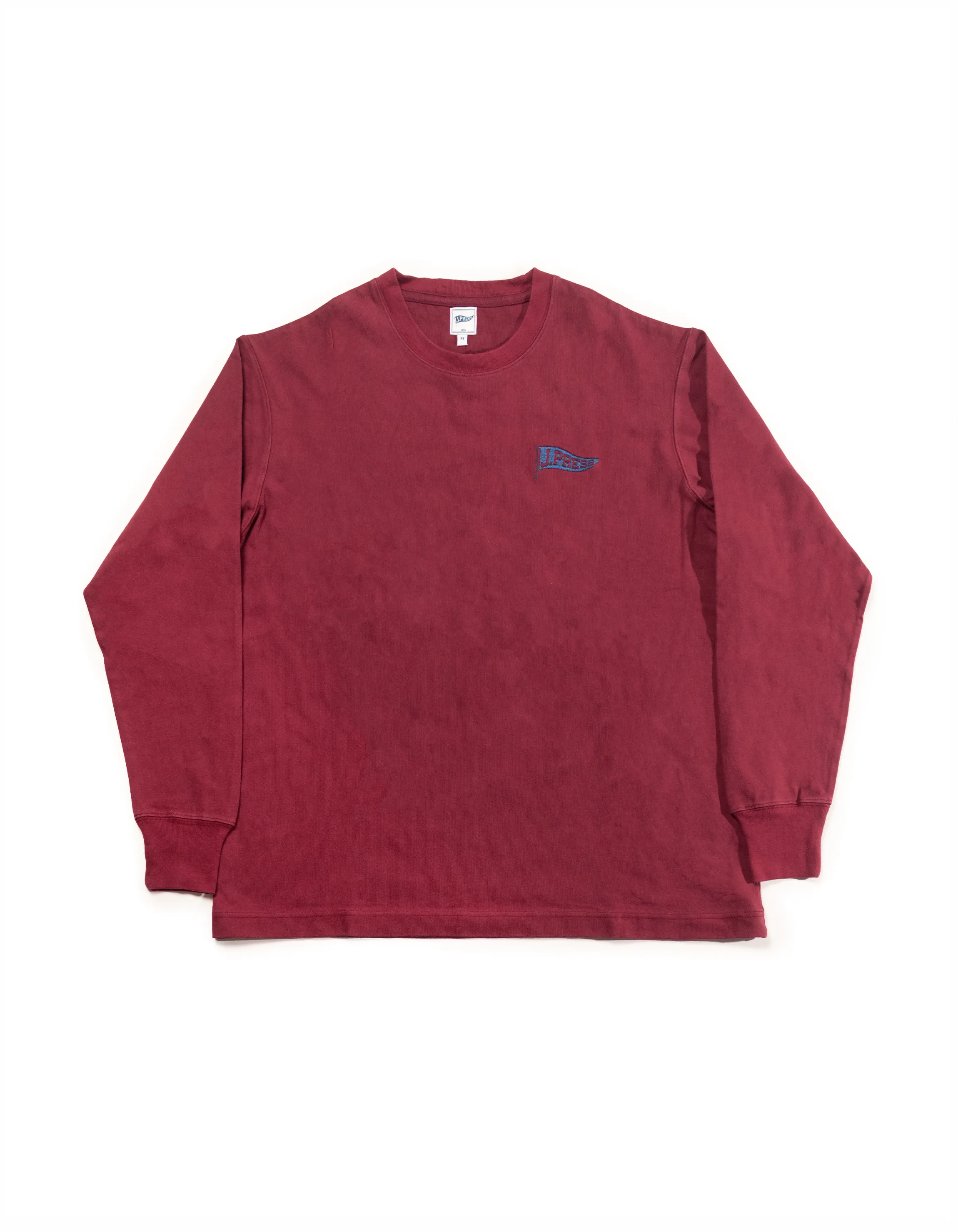 LONG SLEEVE T-SHIRT - BURGUNDY