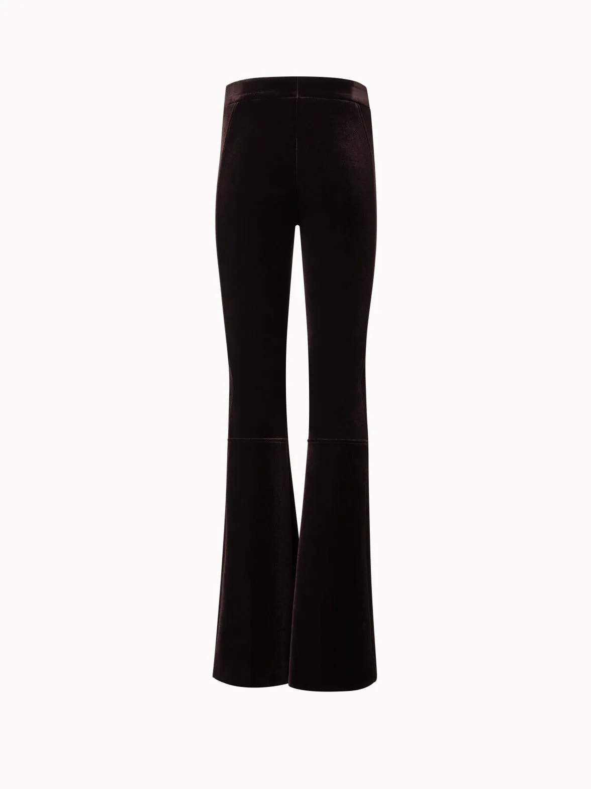 Neoprene Velvet Bootcut Pants