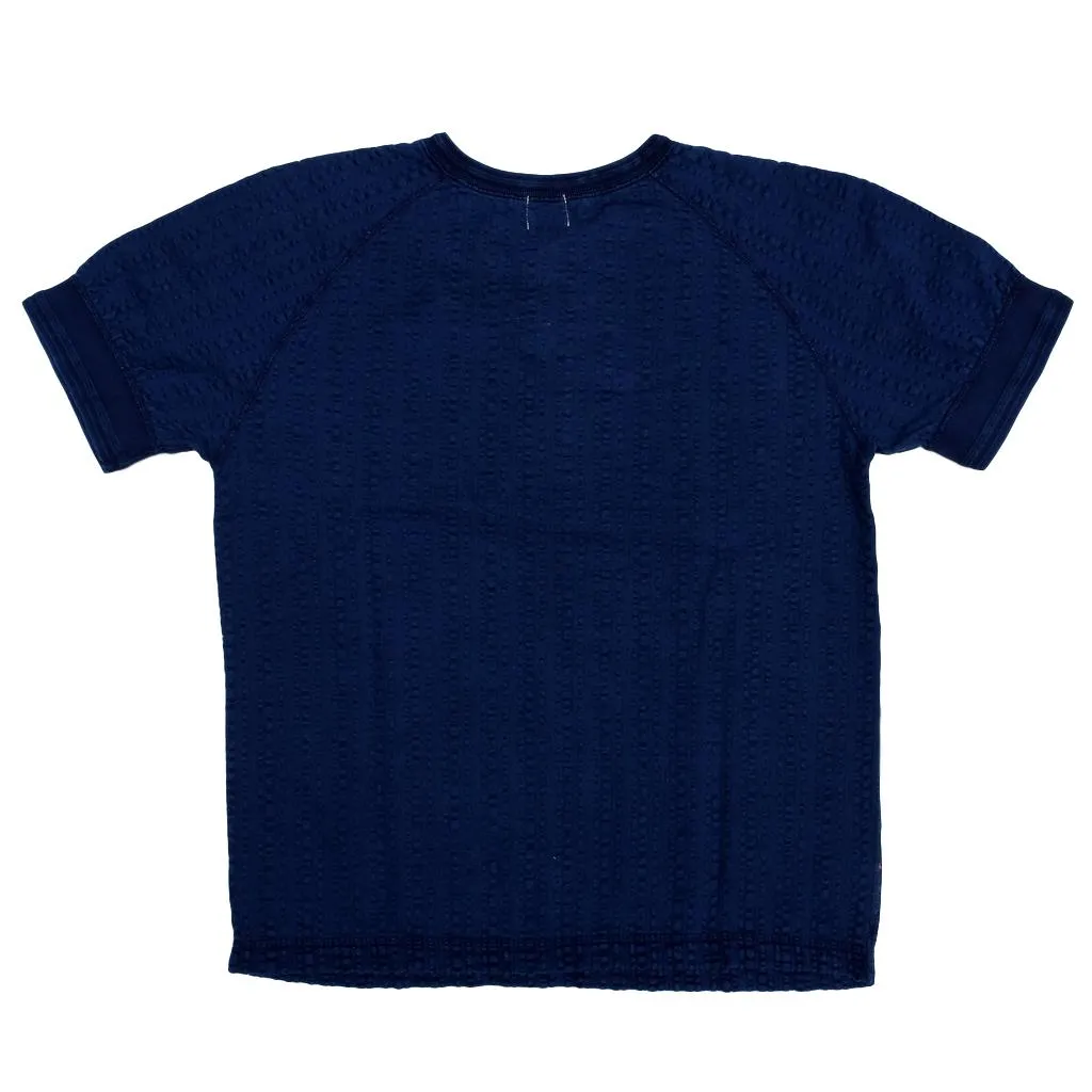 OD LW Random Broad Stitch Indigo Dyed Classic Tee