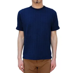 OD LW Random Broad Stitch Indigo Dyed Classic Tee