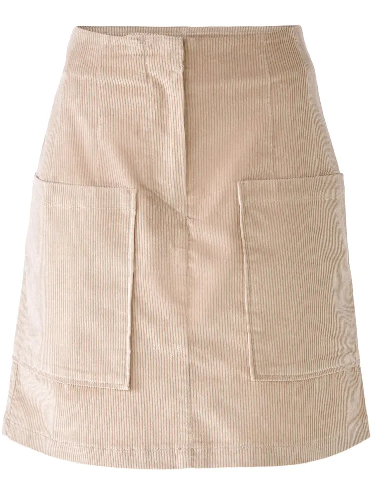 Oui A-Line Skirt Stone